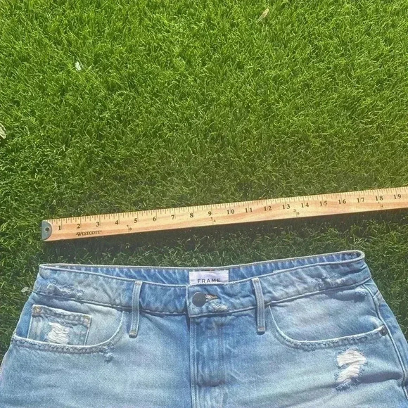 Frame Le Grand Garçon shorts blue size 29 - Picture 4 of 6